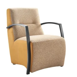 Fauteuil Metal Caramel bronze