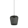 Hanglamp Barzio Mat zwart rond 23cm 1-lichts