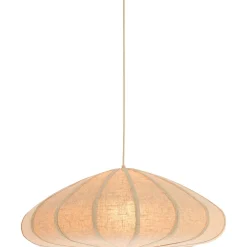 Hanglamp Cantilupo L naturel linnen 1-lichts