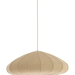 Hanglamp Cantilupo L naturel linnen 1-lichts
