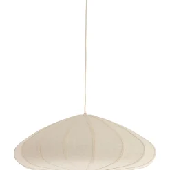 Hanglamp Cantilupo L wit linnen 1-lichts