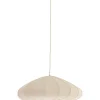 Hanglamp Cantilupo S wit linnen 1-lichts