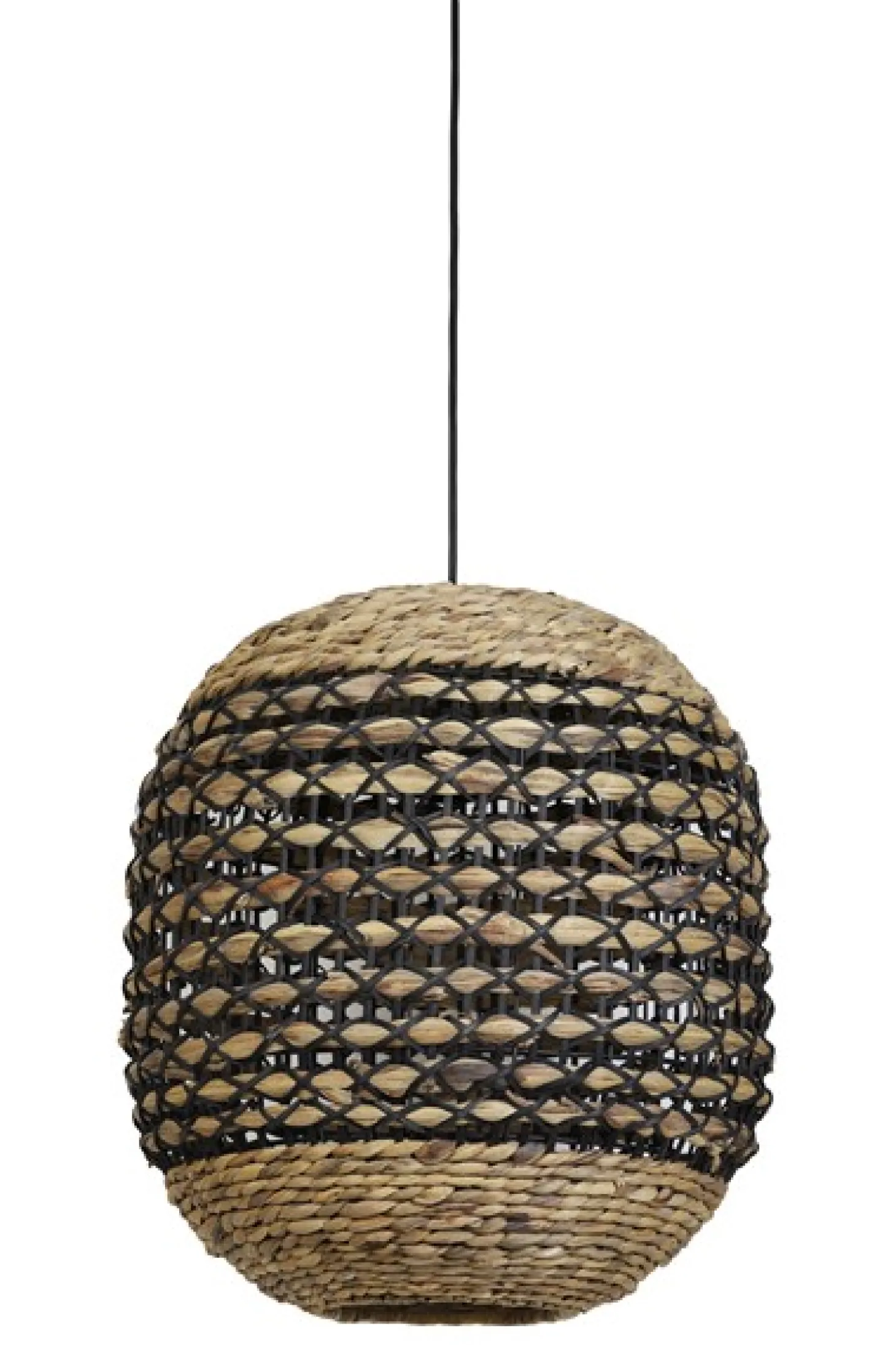 Hanglamp CAPENA Naturel zwart 47x42 cm