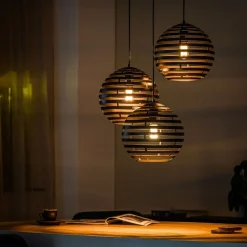 Hanglamp Fiorenza Ø 30 cm zwart staal 3-lichts