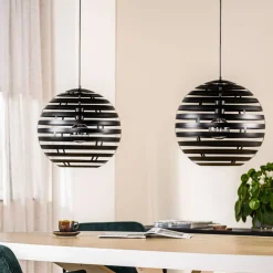 Hanglamp Fiorenza Ø 40 cm zwart staal 2-lichts