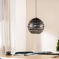 Hanglamp Fiorenza Ø 30 cm zwart staal