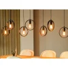 Hanglamp Girare Zwart metaal 7-lichts