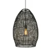 Hanglamp Orcia Rond 46 cm rotan zwart
