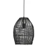 Hanglamp Orcia Rond 30 cm rotan zwart