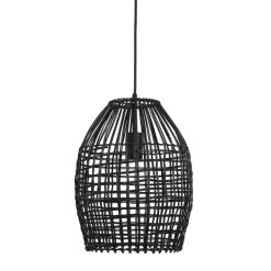 Hanglamp Orcia Rond 30 cm rotan zwart