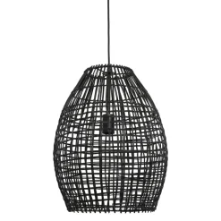 Hanglamp Orcia Rond 40 cm rotan zwart