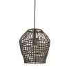 Hanglamp Scarperio Rond 28 cm rotan bruin