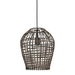Hanglamp Scarperio Rond 31 cm rotan bruin