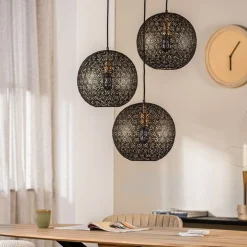 Hanglamp Tossica Ø 30 cm zwart staal