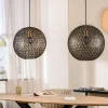 Hanglamp Tossica Ø 40 cm zwart staal 2-lichts