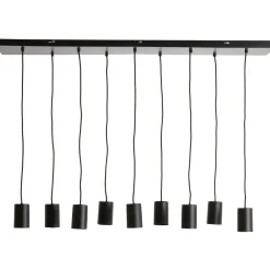Hanglamp Trecate Mat zwart 9-lichts