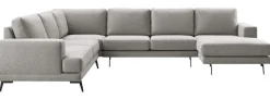 Hoekbank links Acante Grijs basic comfort