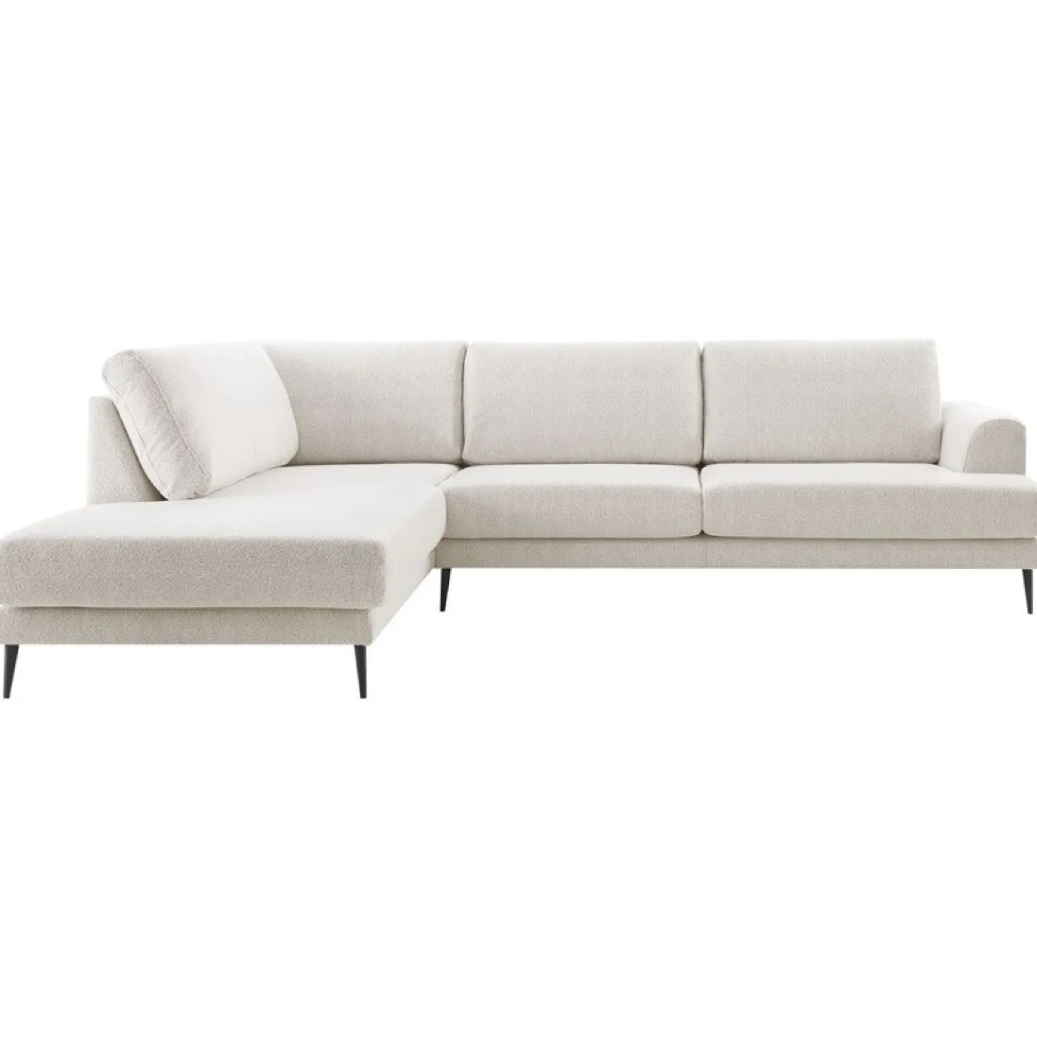 Hoekbank links Ansio Beige basic comfort
