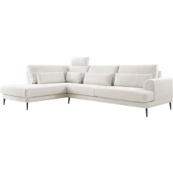 Hoekbank links Ansio Beige premium comfort
