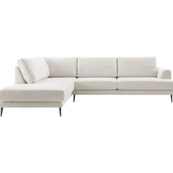 Hoekbank links Ansio Beige premium comfort