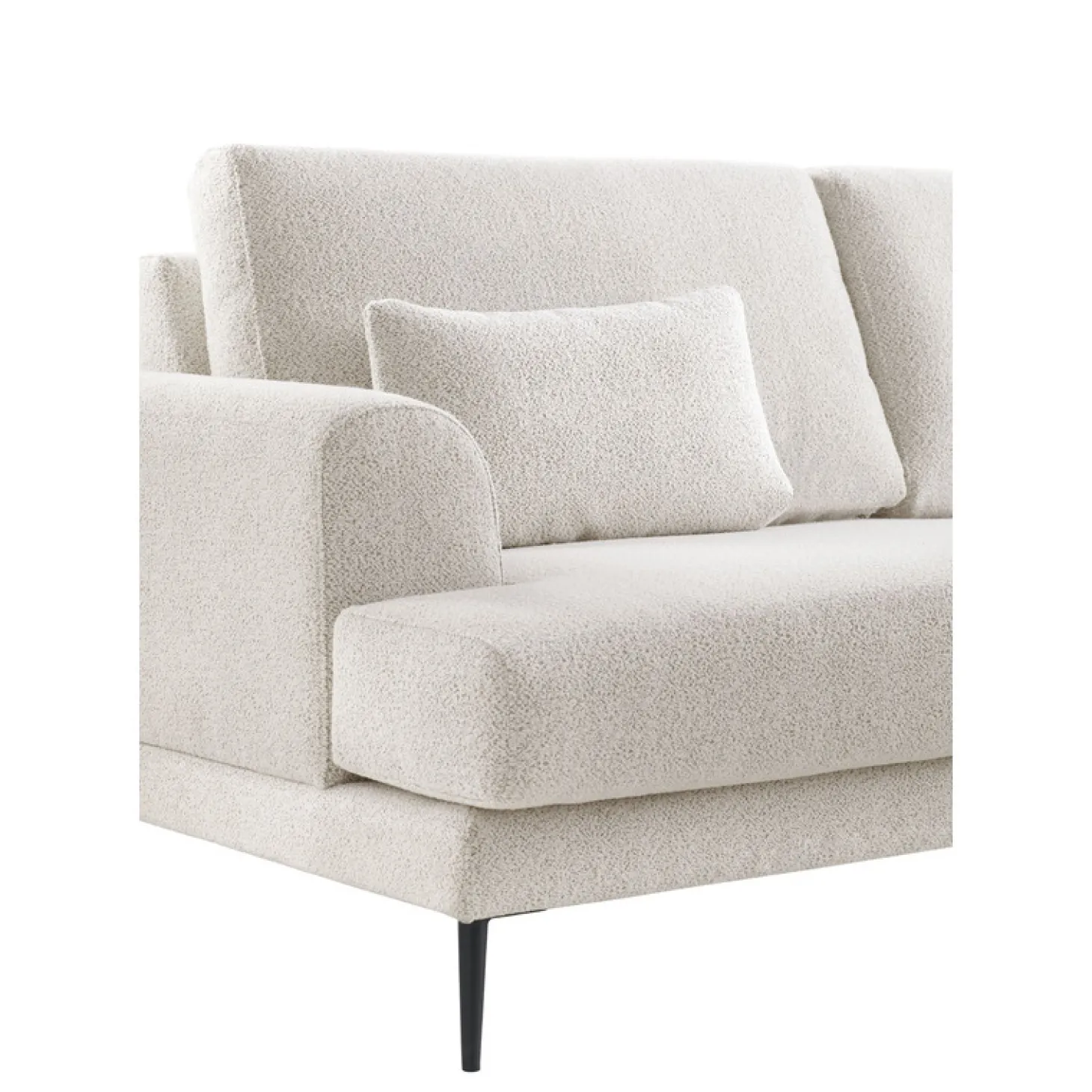 Hoekbank links Ansio Beige premium comfort