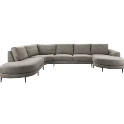 Hoekbank links Aziri Taupe supreme comfort