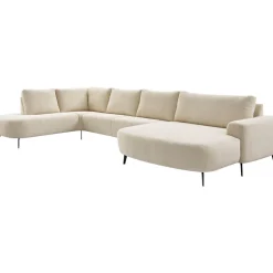 Hoekbank links Davanti HR-zitting beige