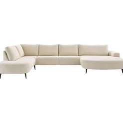 Hoekbank links Davanti HR-zitting beige