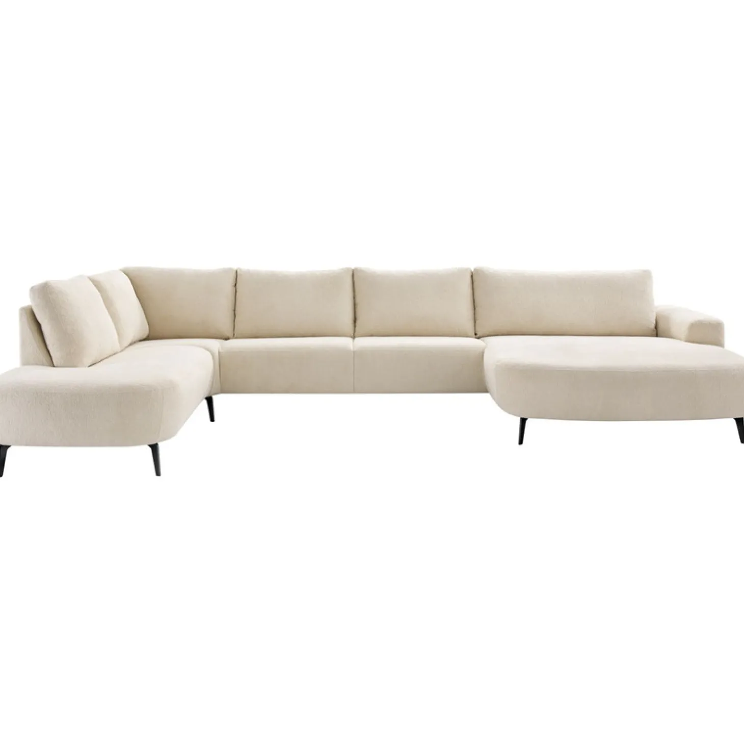 Hoekbank links Davanti HR-zitting beige