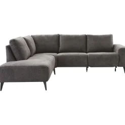 Hoekbank links Davanti Pocket HR koudschuim donkergrijs