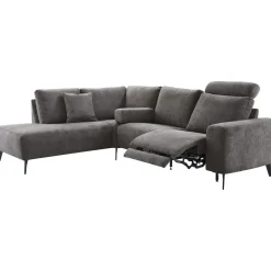 Hoekbank links Davanti Pocket HR koudschuim donkergrijs