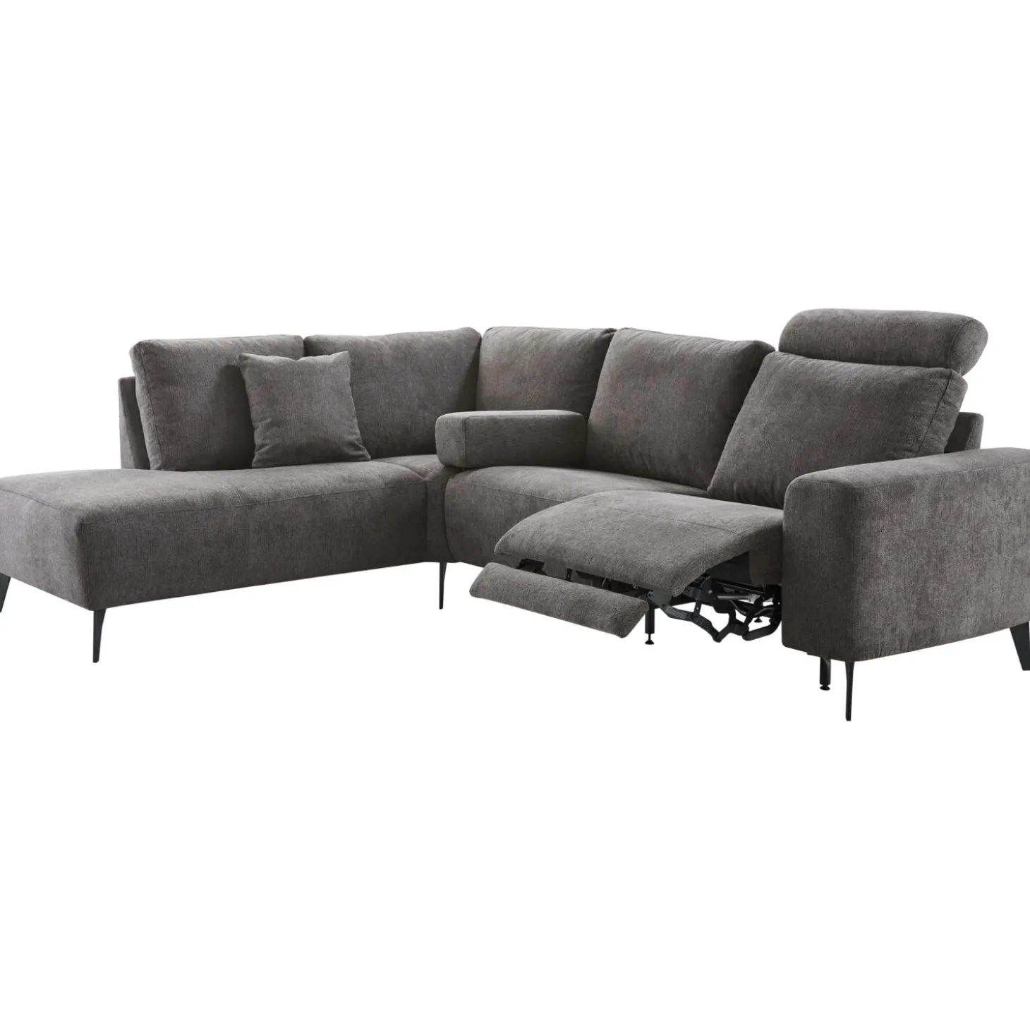 Hoekbank links Davanti Pocket HR koudschuim donkergrijs