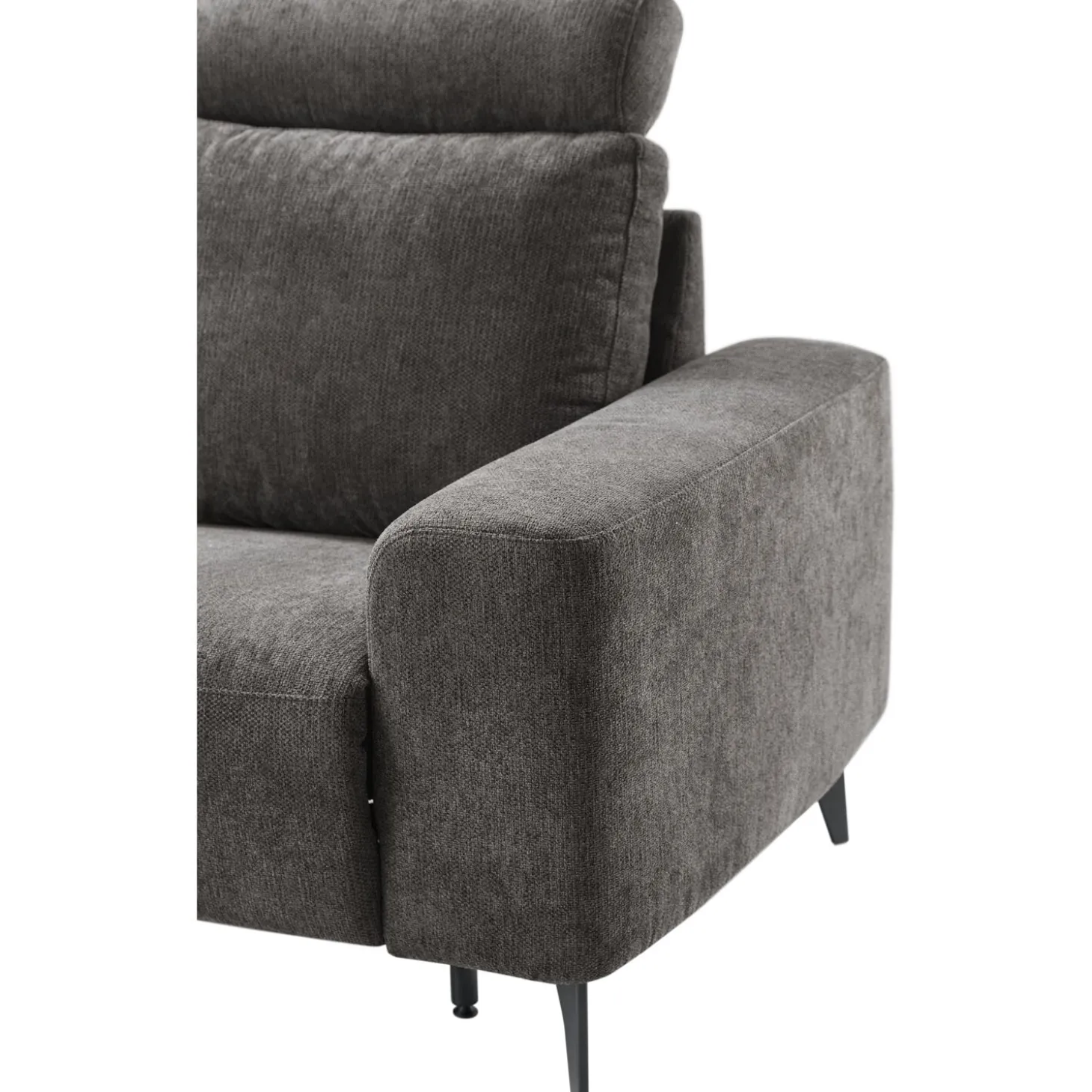 Hoekbank links Davanti Pocket HR koudschuim donkergrijs