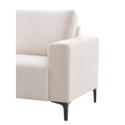 Hoekbank Links Fabria Beige basic comfort