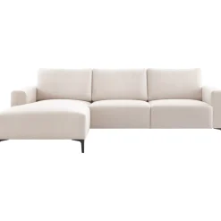 Hoekbank Links Fabria Beige basic comfort