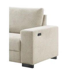 Hoekbank links Florance HR koudschuim beige relaxfunctie