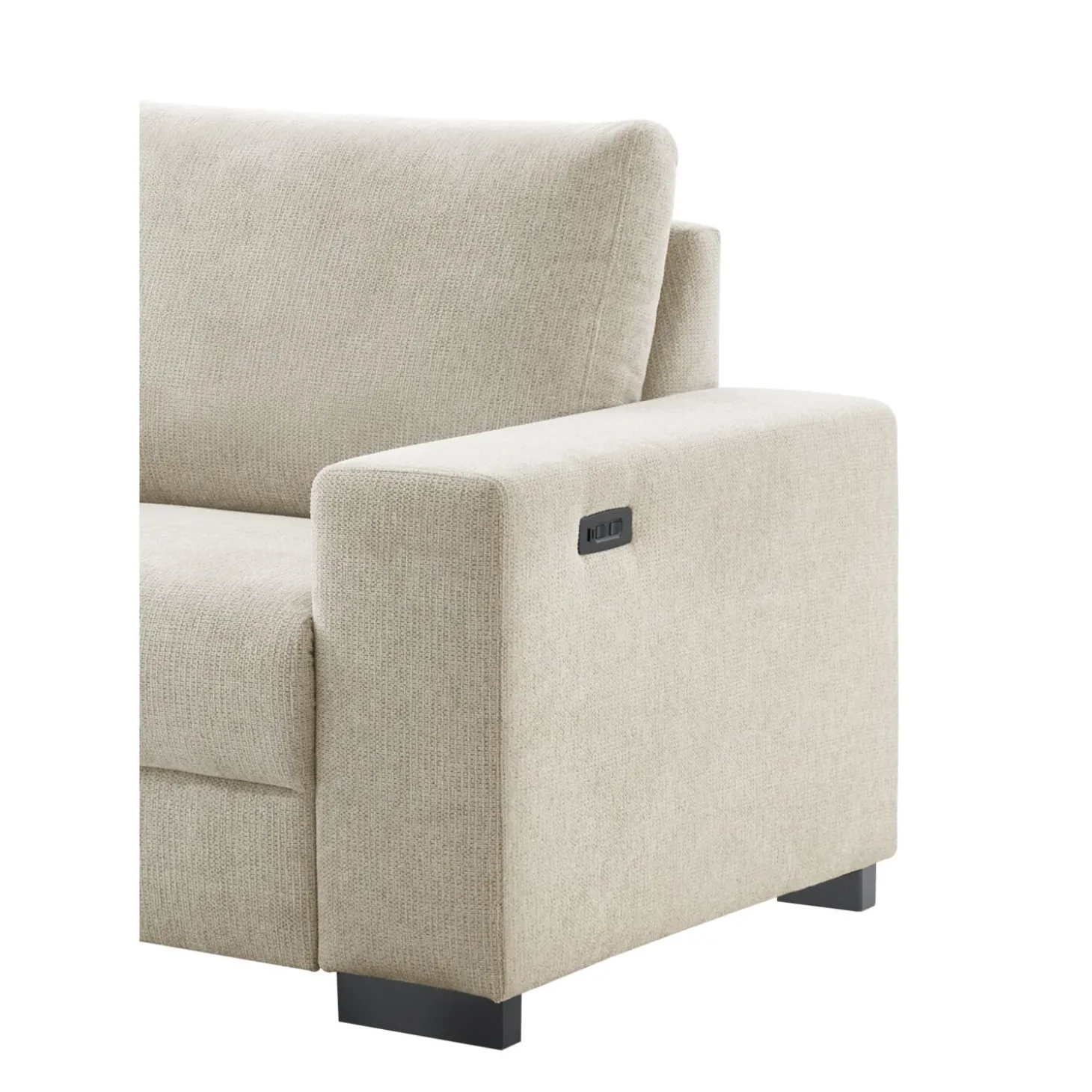 Hoekbank links Florance HR koudschuim beige relaxfunctie