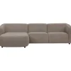 Hoekbank links Lavanga Taupe basic comfort