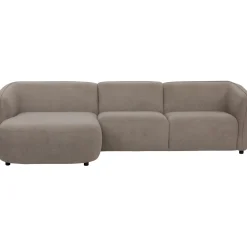 Hoekbank links Lavanga Taupe basic comfort