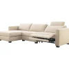 Hoekbank links Licato Naturel relaxfunctie premium comfort