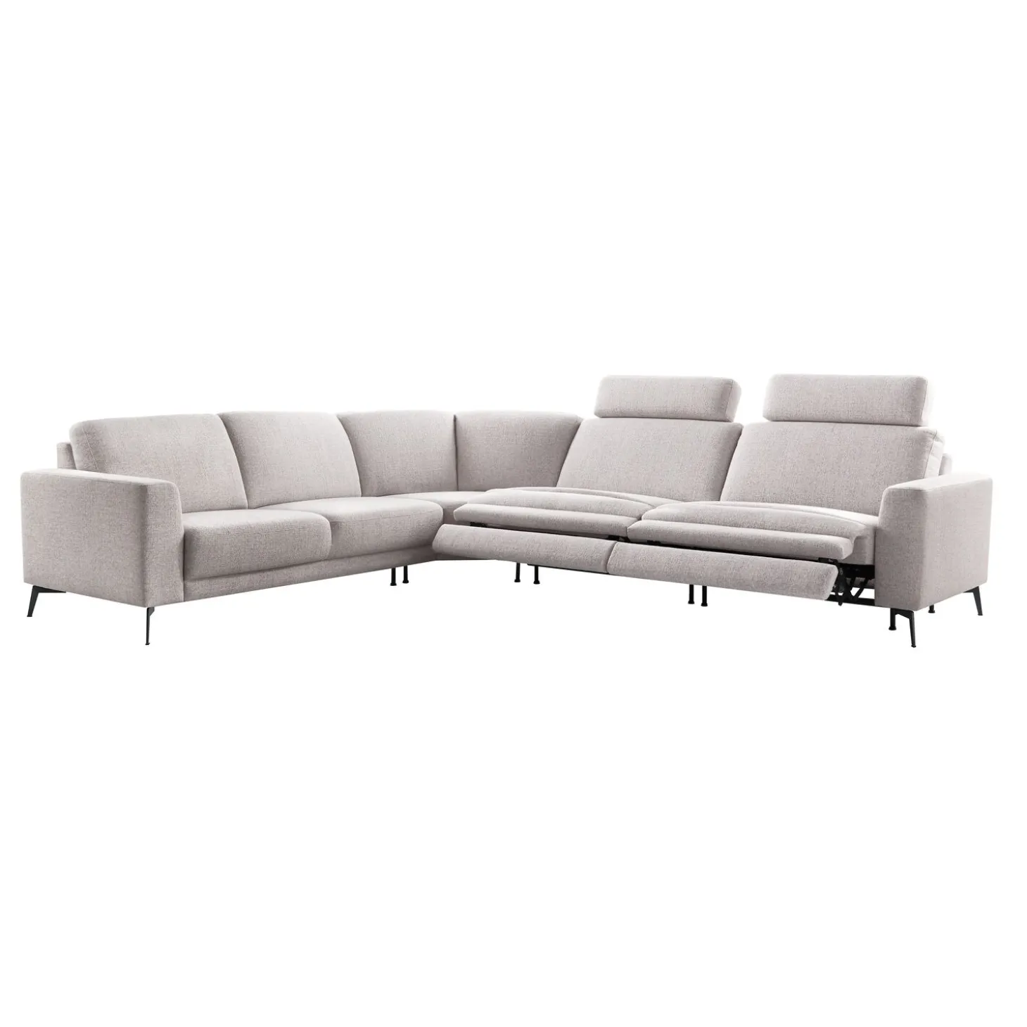 Hoekbank links Moscato Lichtgrijs excellent comfort