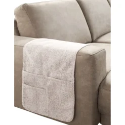 Hoekbank links Moscato Traagschuim beige relaxfunctie