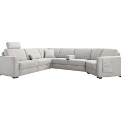 Hoekbank links Muscolo Grijs relaxfunctie premium comfort