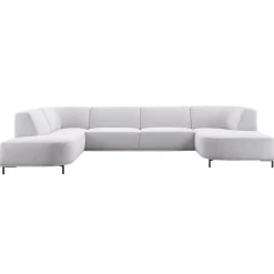 Hoekbank links Pantini Lichtgrijs basic comfort