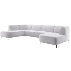 Hoekbank links Pantini Lichtgrijs excellent comfort
