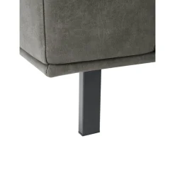 Hoekbank links Pantini Microleder grafiet premium comfort