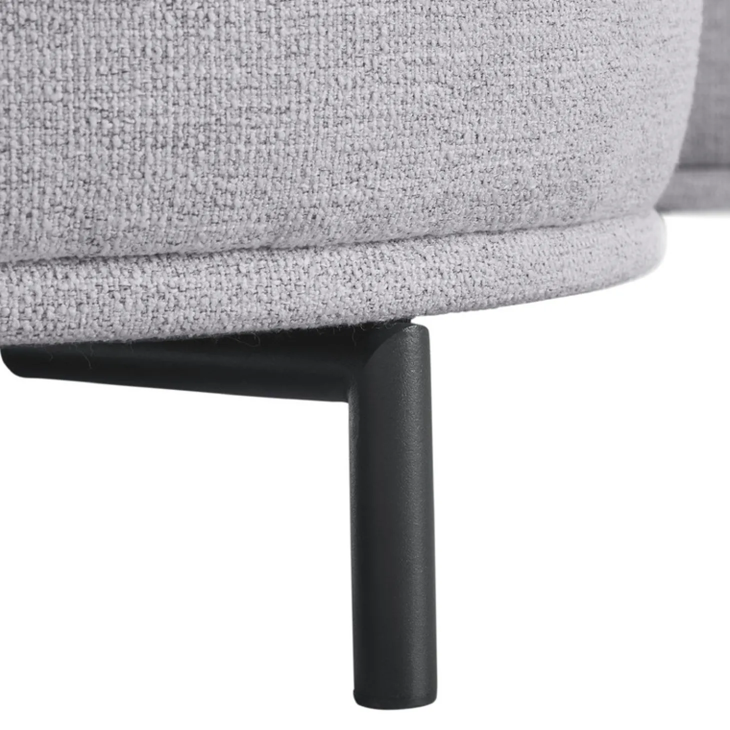 Hoekbank links Pantini Zitting lichtgrijs premium comfort