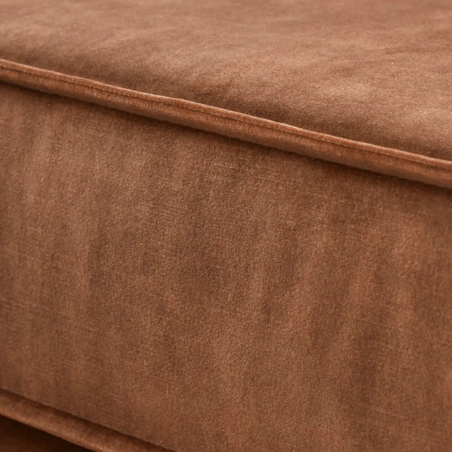 Hoekbank links Pomonte Velvet bruin premium comfort