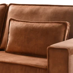 Hoekbank links Pomonte Velvet bruin premium comfort
