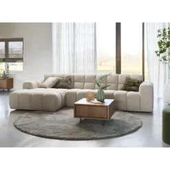 Hoekbank links Tirato Beige premium comfort